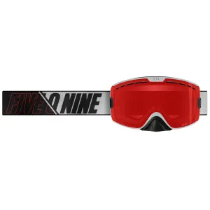 509 F02001300-000-103 Kingpin Goggle Quick Swap Anti Fog Scratch Lens Dual Pane Racing Red