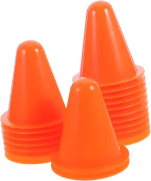 Alasum 20pcs Agility Training Cones Colorful Mini Traffic Markers for Indoor and Outdoor Sports Plastic Obstacles for Roller Skating and Speed Drills