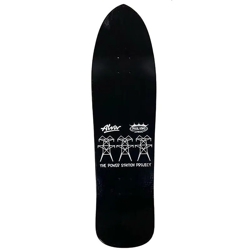 Alva 9.25" x 33.25" Black/Yellow Groholski Guest Skateboard Deck