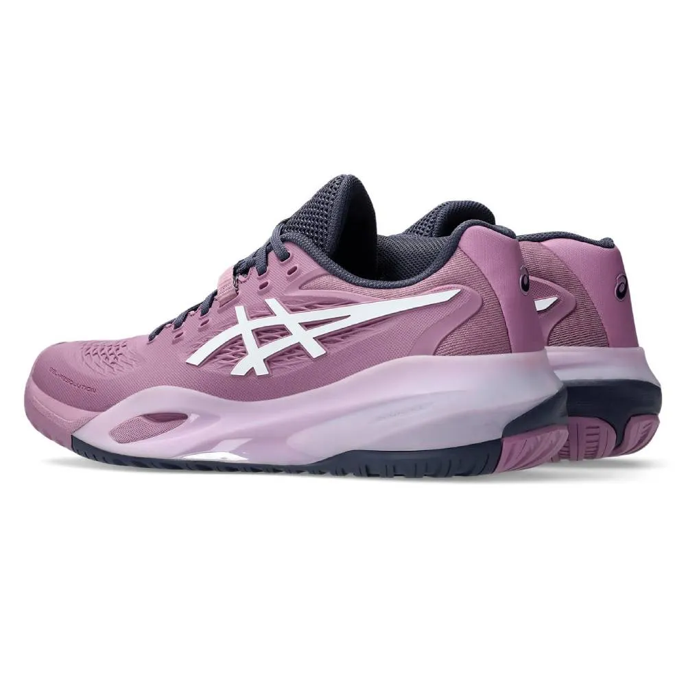 ASICS GEL RESOLUTION X WOMEN'S TENNIS SHOE (UBE/WHITE)