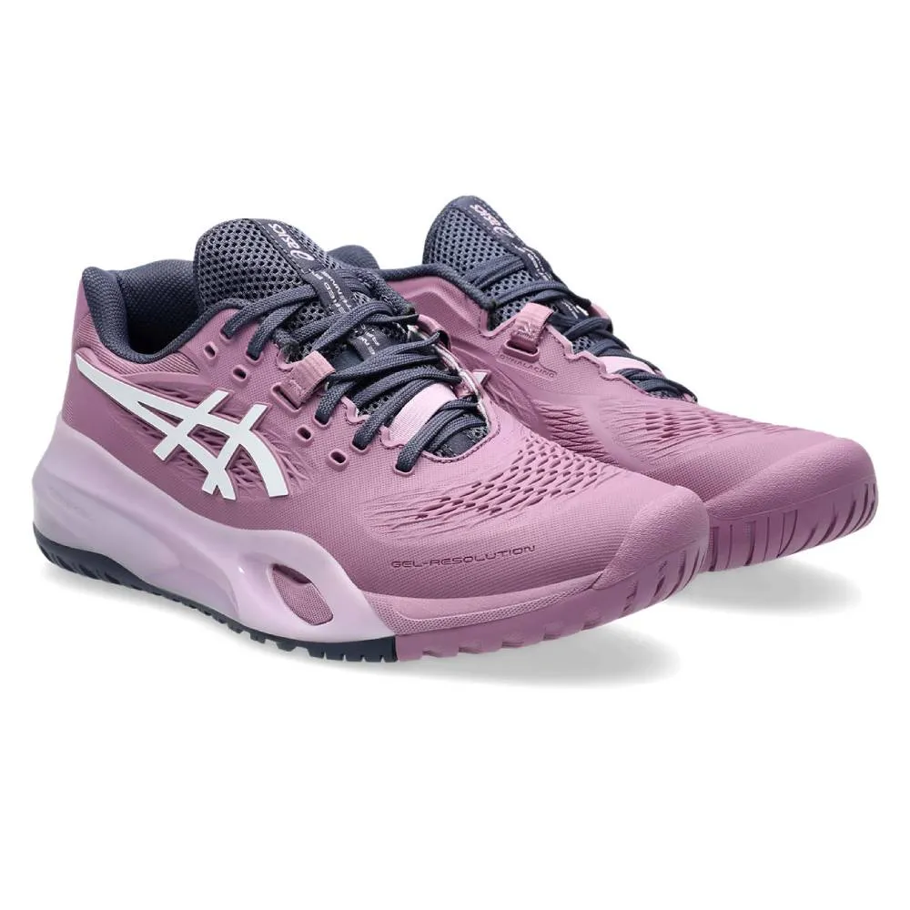ASICS GEL RESOLUTION X WOMEN'S TENNIS SHOE (UBE/WHITE)