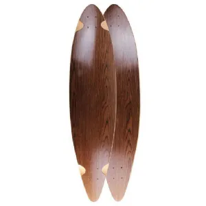 Blank Pintail Dark Walnut 40" Longboard Complete