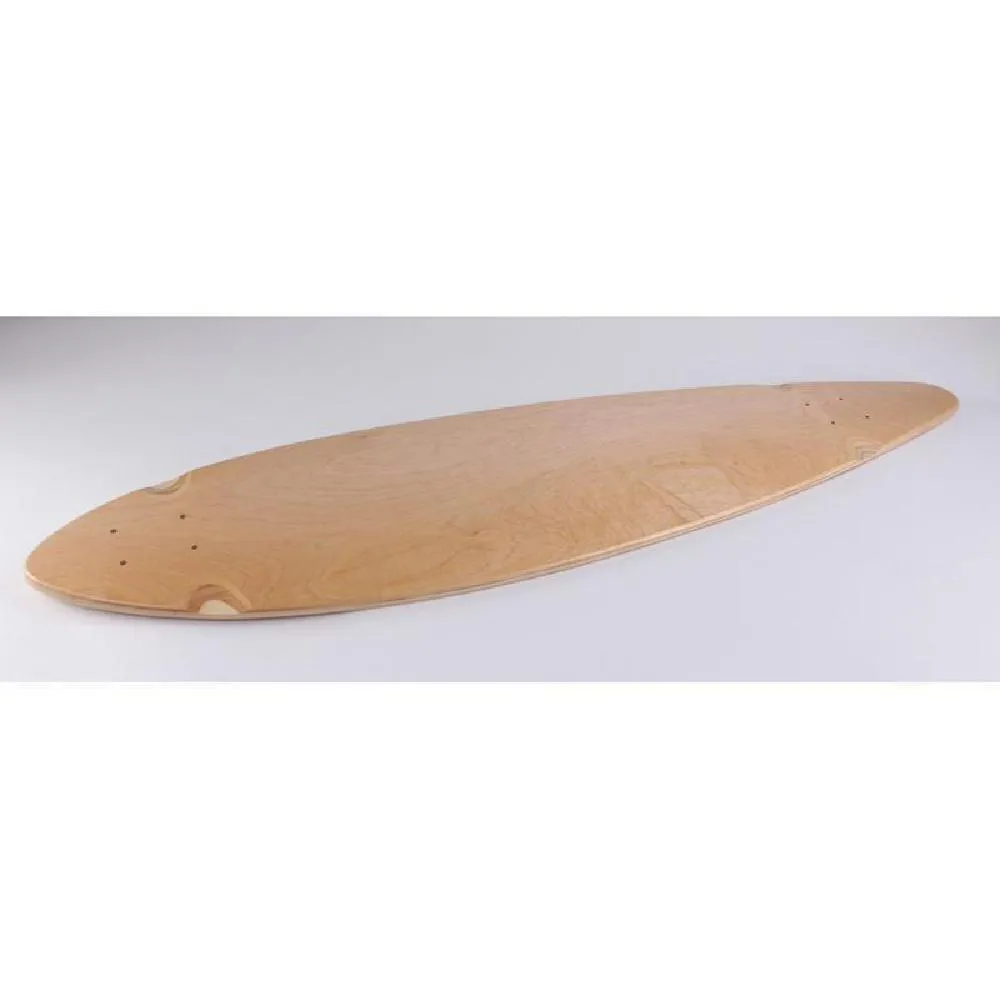 Blank Pintail Longboard Natural 40 inches Deck