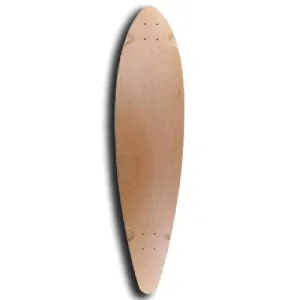 Blank Pintail Longboard Natural 40 inches Deck
