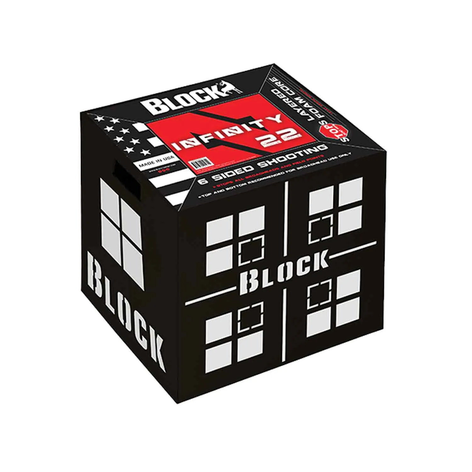 Block Infinity 6-Sided Target (22")