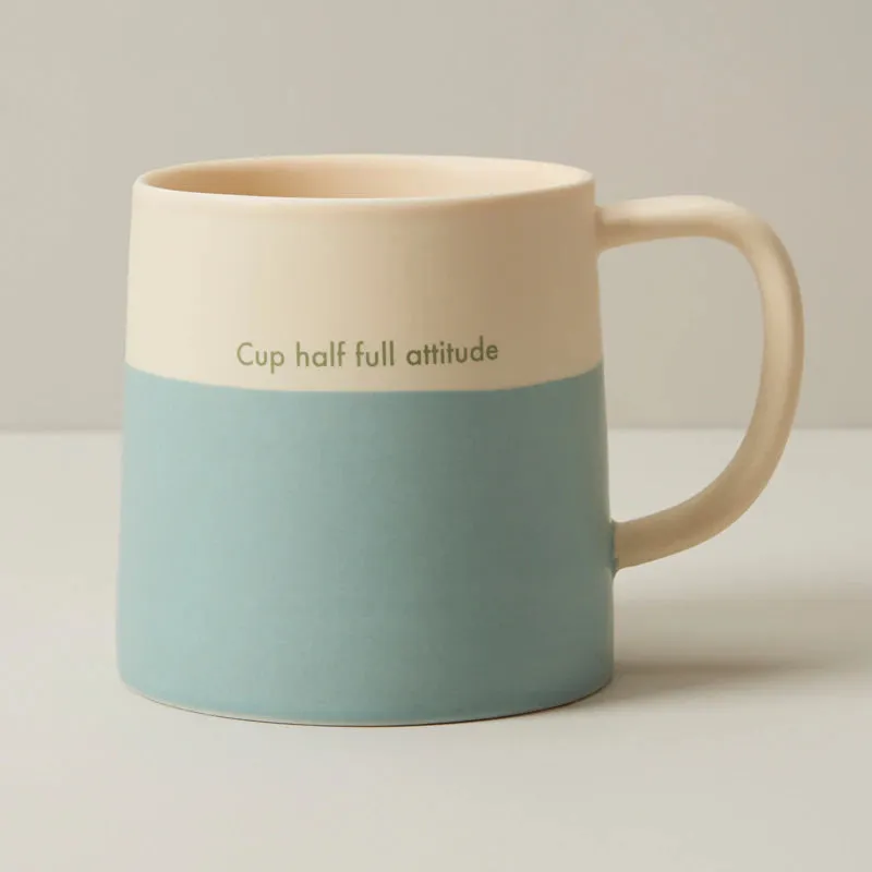 Blue Ocean Bundle include Vase Yoga Block Mug and Small Pillar Candle