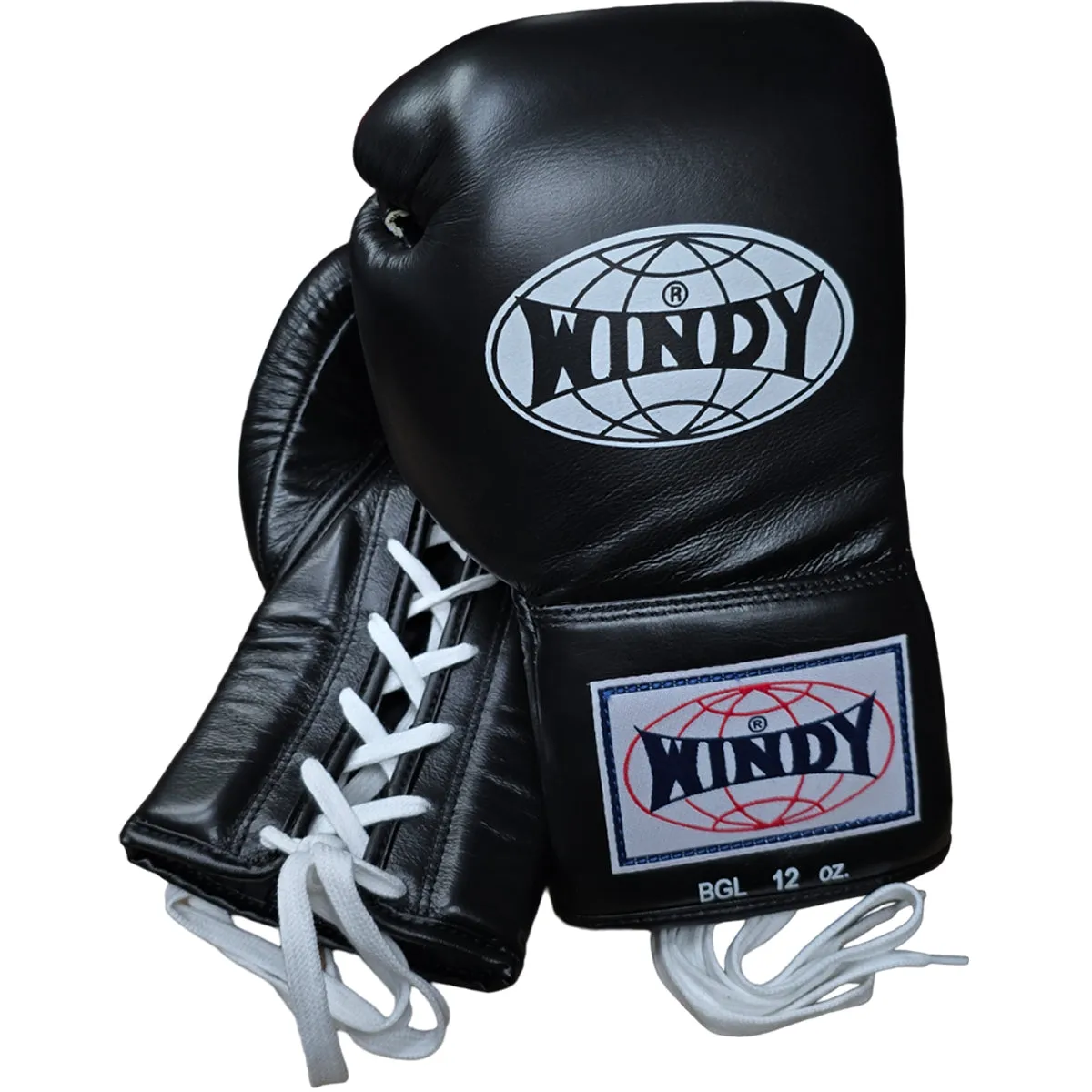 Boxing Gloves Lace-up Windy BGL Black