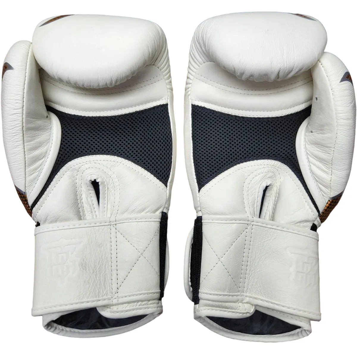 Boxing Gloves Top King TKBGEM-01 Air White Gold Empower Creativity (Old Logo Exclusive)