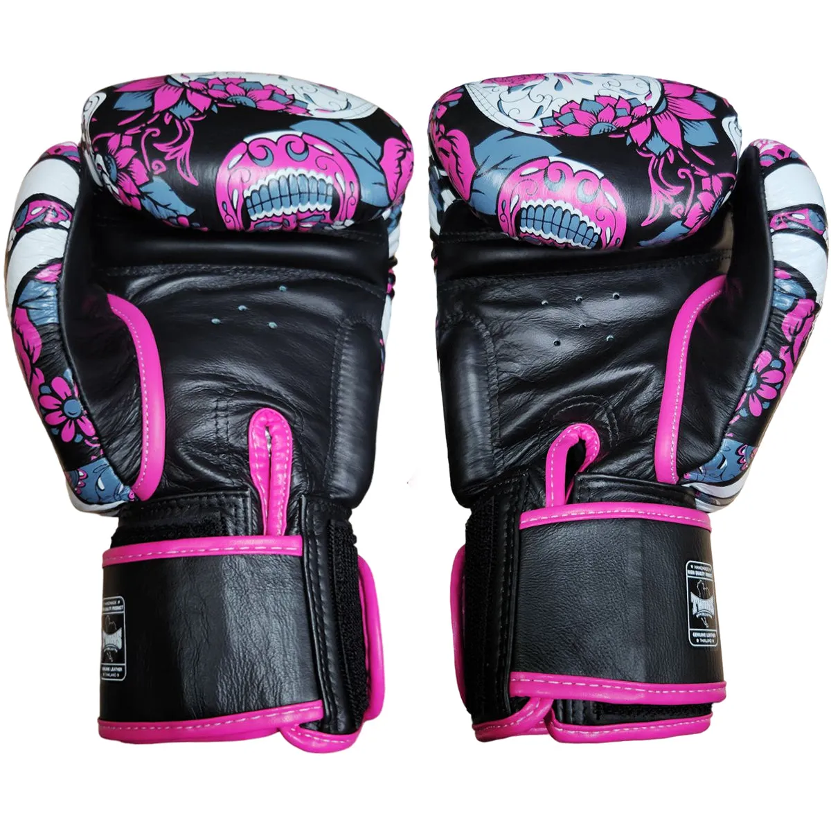 Boxing Gloves Twins Special FBGV-53 Pink Fancy Muay Thai Style