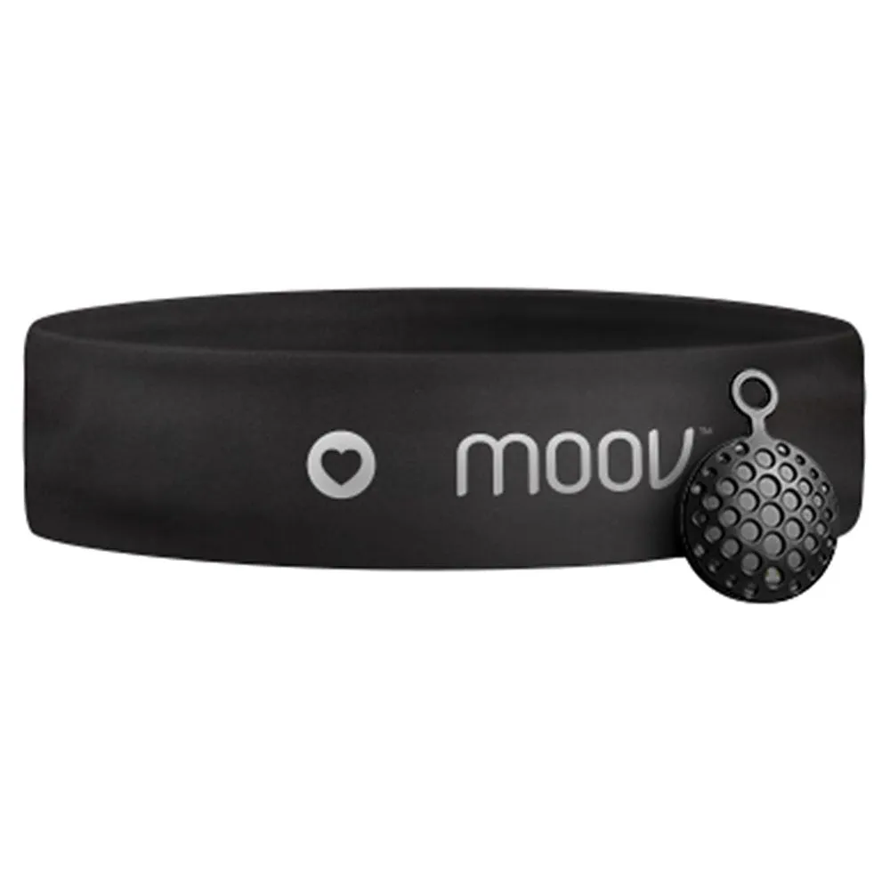 [CLEARANCE] Moov HR Sweat Heart-Rate Workout Coach Sweatband Bluetooth with Water Resistant, Sweatproof, Quick-drying, Calorie Counting, Remote App Control, and Real-Time Coaching for Athletic Training and Exercise