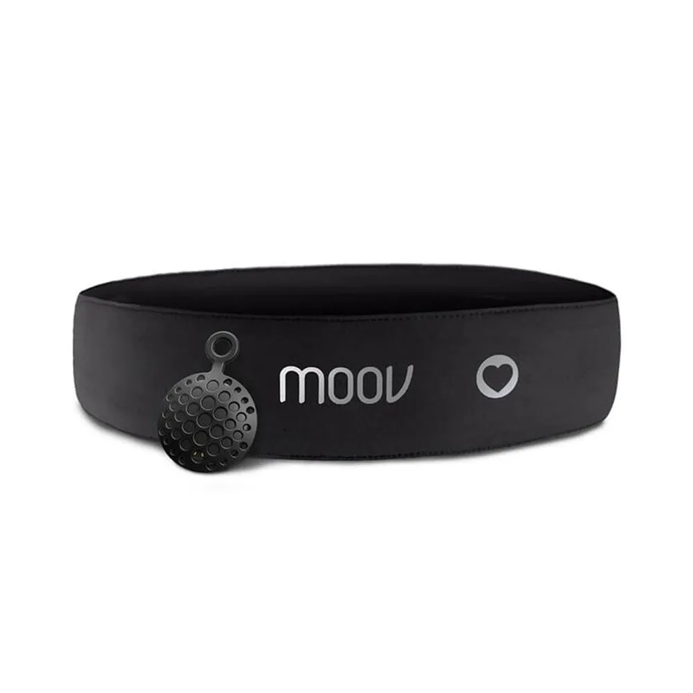 [CLEARANCE] Moov HR Sweat Heart-Rate Workout Coach Sweatband Bluetooth with Water Resistant, Sweatproof, Quick-drying, Calorie Counting, Remote App Control, and Real-Time Coaching for Athletic Training and Exercise