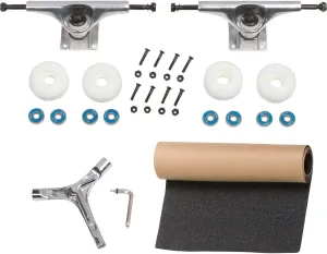 Complete Skateboard Kit, Our All in One Skateboard Kit Including Trucks, Deck Kit, and All Tools to Build a Skateboard