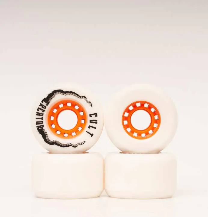 Cult Creator 72mm Longboard Wheels White (Stoneground)