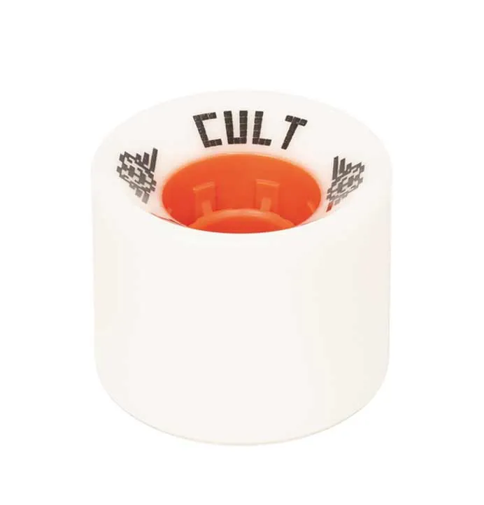 Cult Invader 66mm Longboard Wheels White