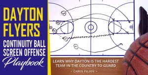 Dayton Flyers Continuity Ball Screen Offense Playbook