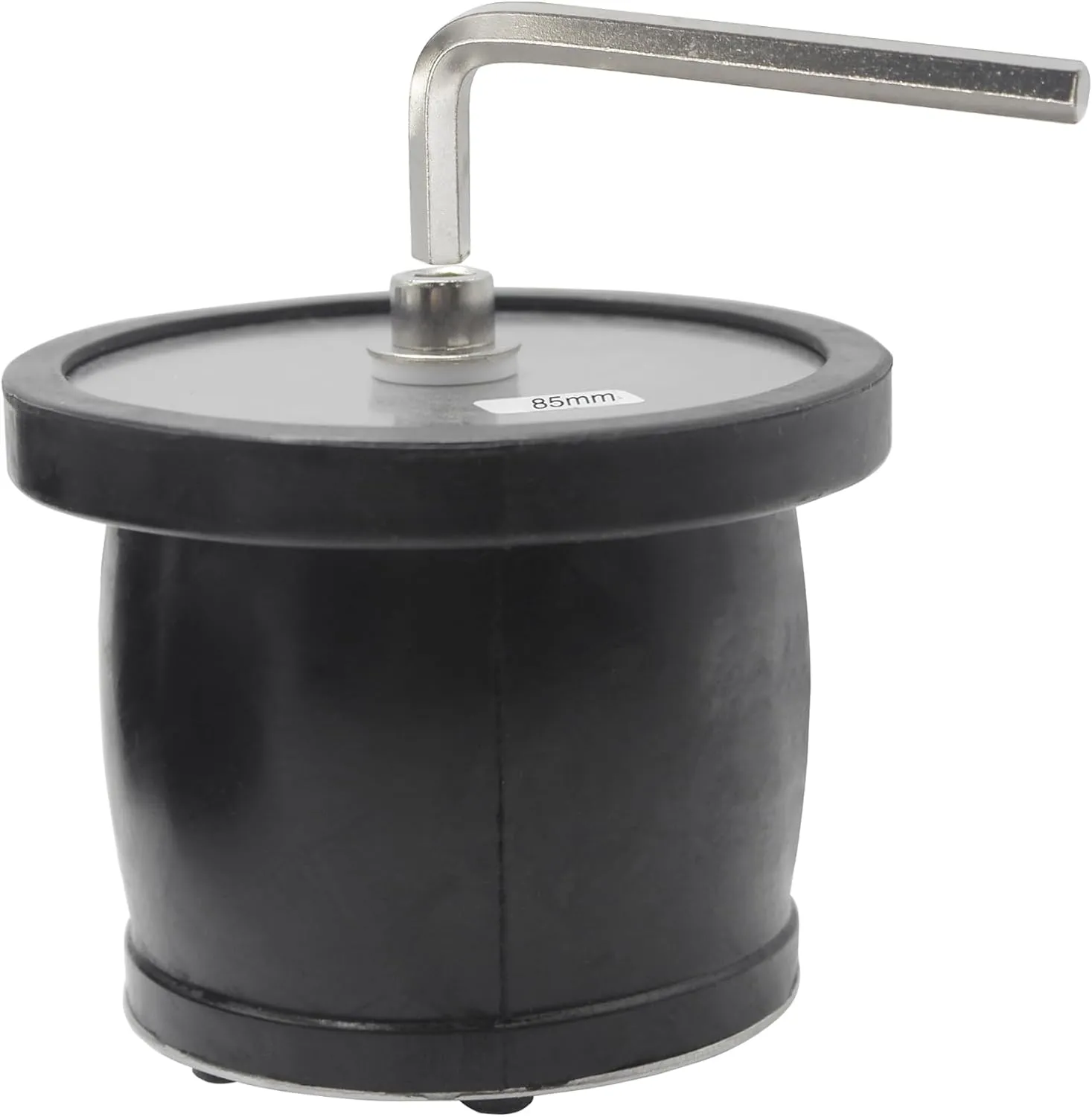 Expandable Mechanical Seal Cleanout Pipe Plug-Rubber Expansion Scupper Plugs & Removable Stainless Steel Allen Wrench Handle, 3-3/8 to 3-15/16 in Sewer Cap Cover, Winterizing Pool Boat Plugs
