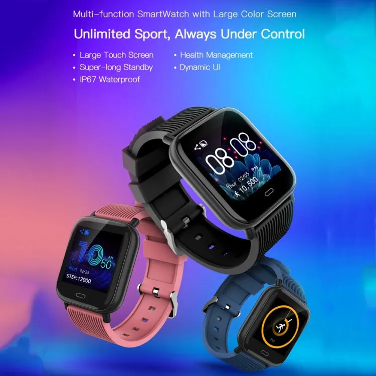 G20 Smart Fitness Tracker with 1.3" TFT Color Display - IP67 Waterproof, Heart Rate & Blood Pressure Monitoring, Call & Sleep Alerts, Sedentary Reminder