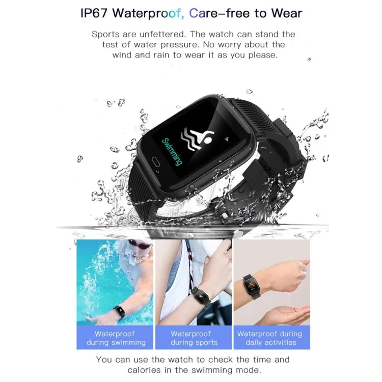 G20 Smart Fitness Tracker with 1.3" TFT Color Display - IP67 Waterproof, Heart Rate & Blood Pressure Monitoring, Call & Sleep Alerts, Sedentary Reminder