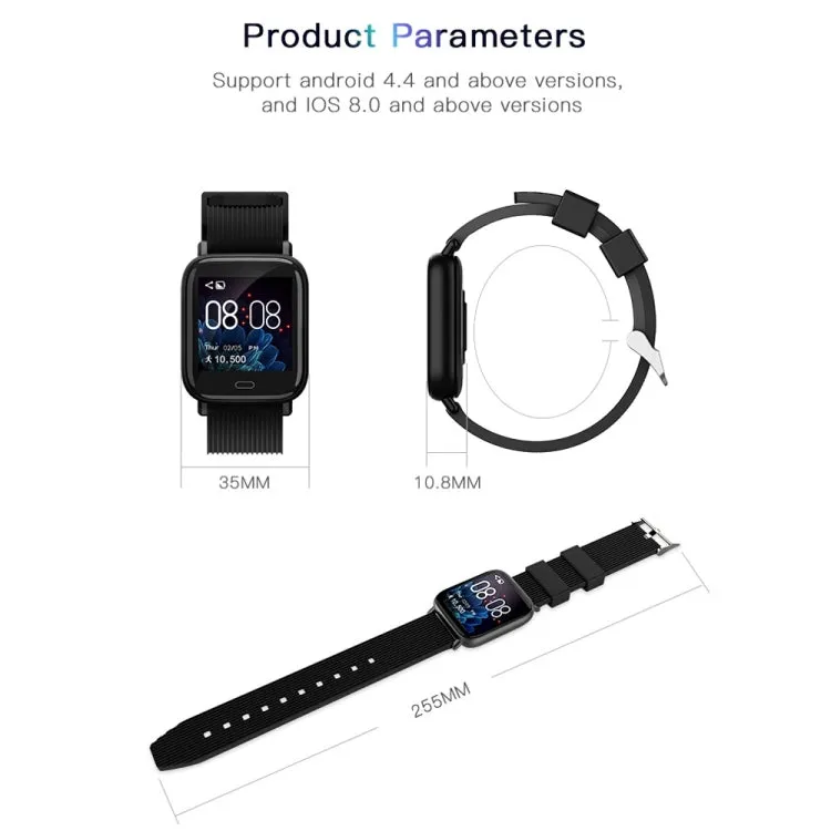 G20 Smart Fitness Tracker with 1.3" TFT Color Display - IP67 Waterproof, Heart Rate & Blood Pressure Monitoring, Call & Sleep Alerts, Sedentary Reminder