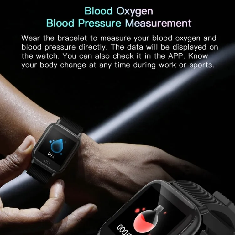 G20 Smart Fitness Tracker with 1.3" TFT Color Display - IP67 Waterproof, Heart Rate & Blood Pressure Monitoring, Call & Sleep Alerts, Sedentary Reminder