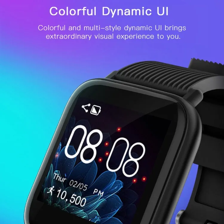 G20 Smart Fitness Tracker with 1.3" TFT Color Display - IP67 Waterproof, Heart Rate & Blood Pressure Monitoring, Call & Sleep Alerts, Sedentary Reminder