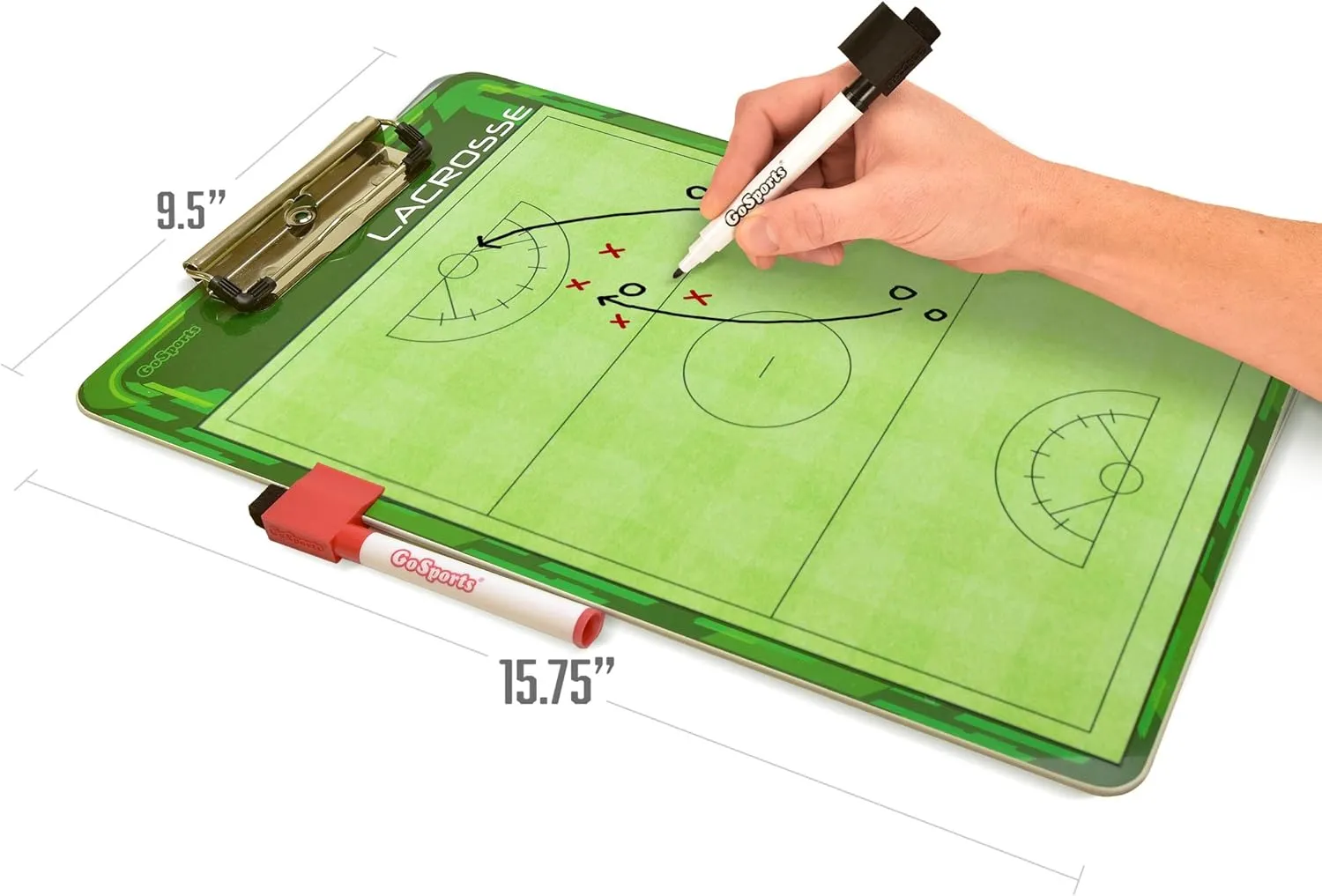 GoSports Premium Dry Erase Coaches Clipboards  Basketball, Baseball, Football, Soccer, Hockey, Volleyball, Lacrosse