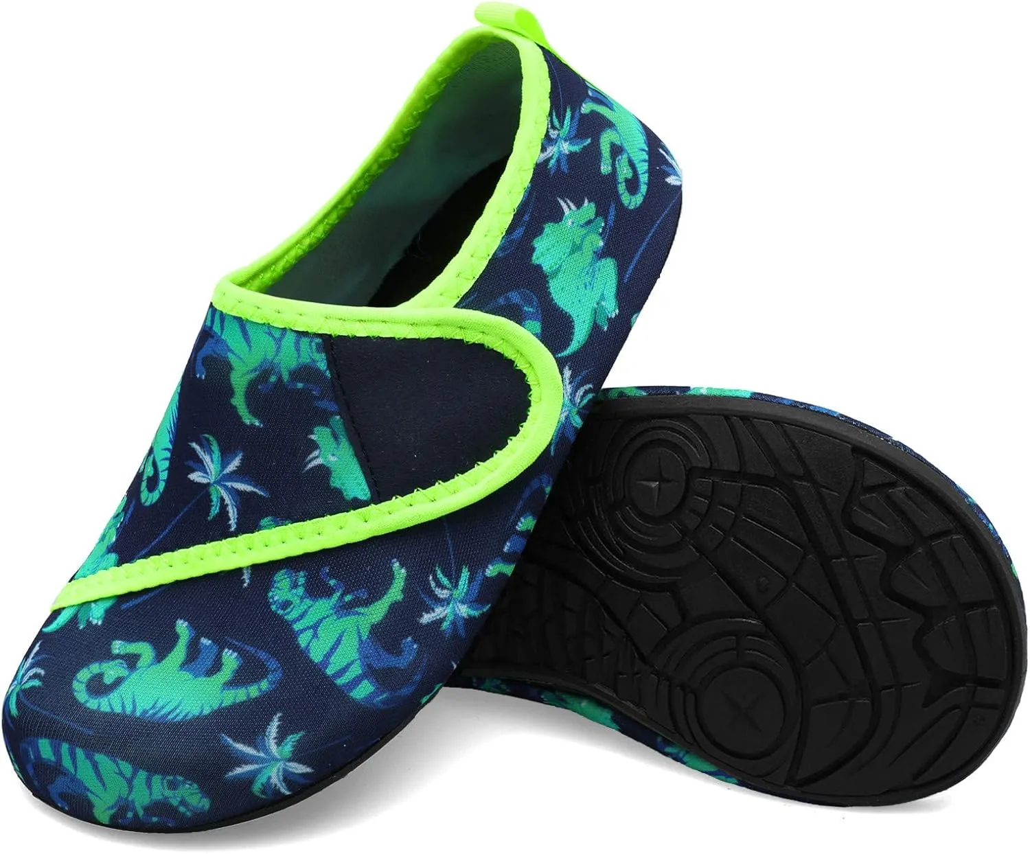 JIASUQI Kids Boys and Girls Summer Athletic Water Shoes Aqua Socks for Beach Swimming Pool