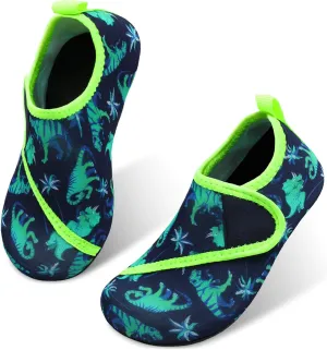 JIASUQI Kids Boys and Girls Summer Athletic Water Shoes Aqua Socks for Beach Swimming Pool
