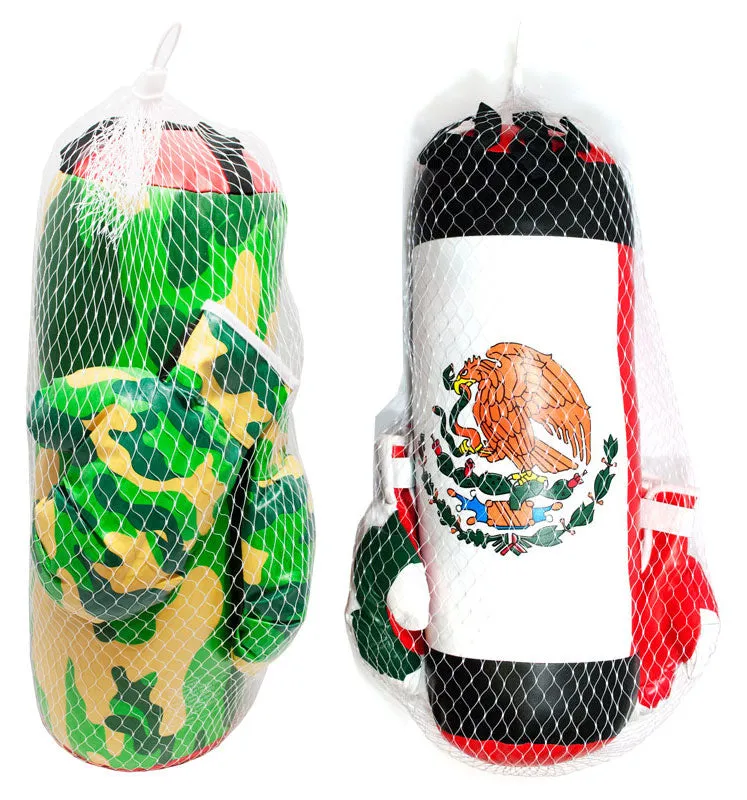 Kids Training Boxing Punching Bag Glove Set Wholesale