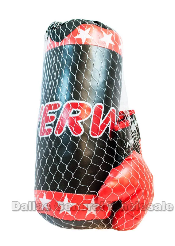 Kids Training Boxing Punching Bag Glove Set Wholesale