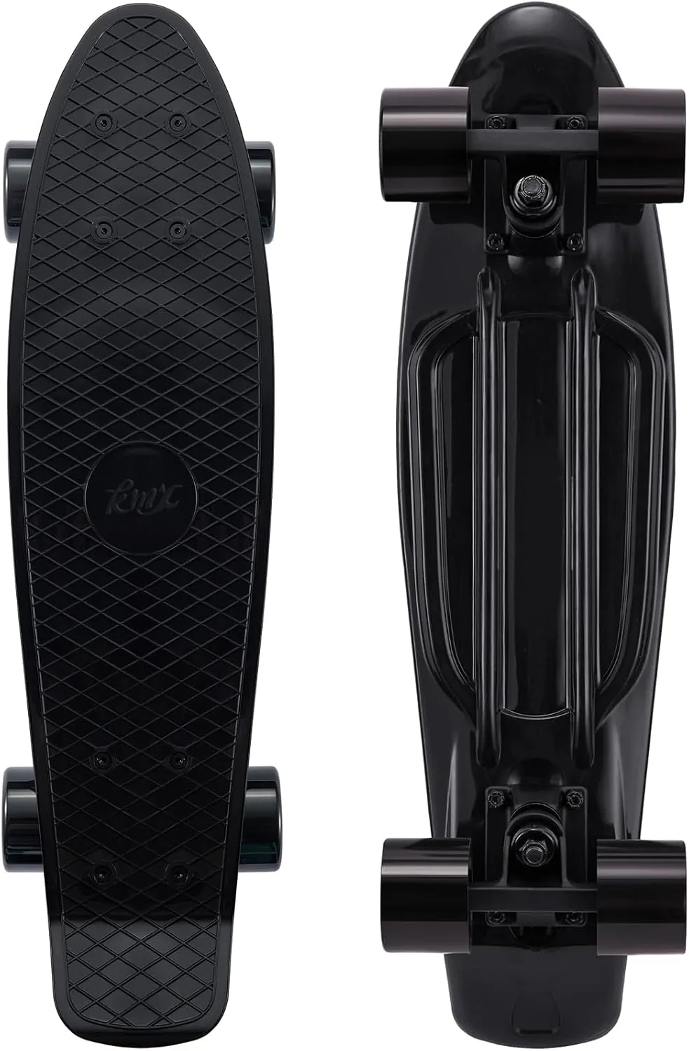 KMX Skateboard 22 and 27 Inch, Classic Cruiser Skateboard for Boys, Girls, Kids, Students, Adults, Teens, Mini Cruiser Board for Beginners and Advanced Skaters.