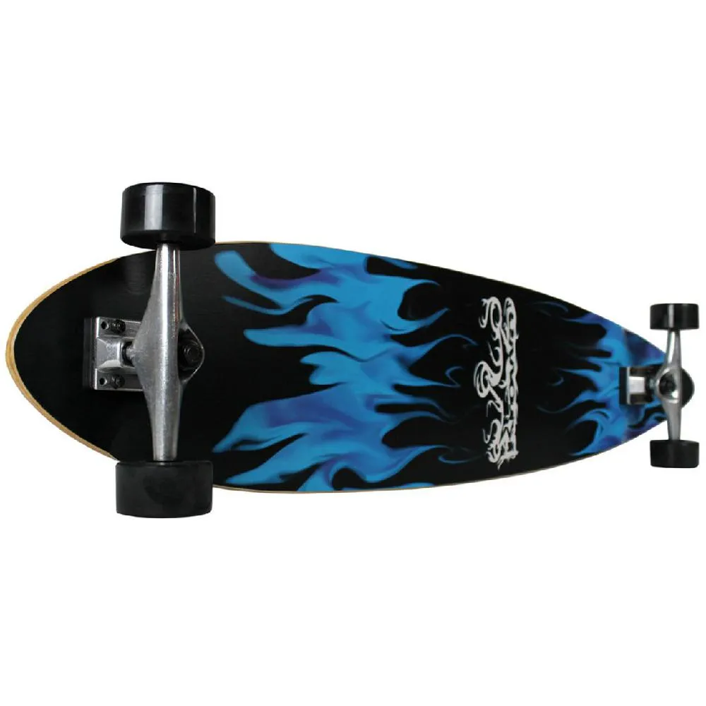Krown Blue Flame 43" Pintail Longboard