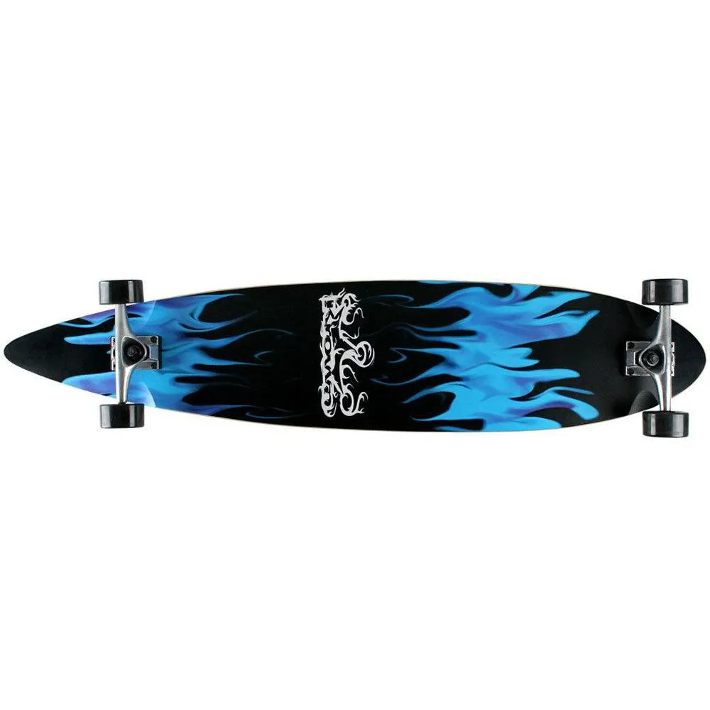 Krown Blue Flame 43" Pintail Longboard