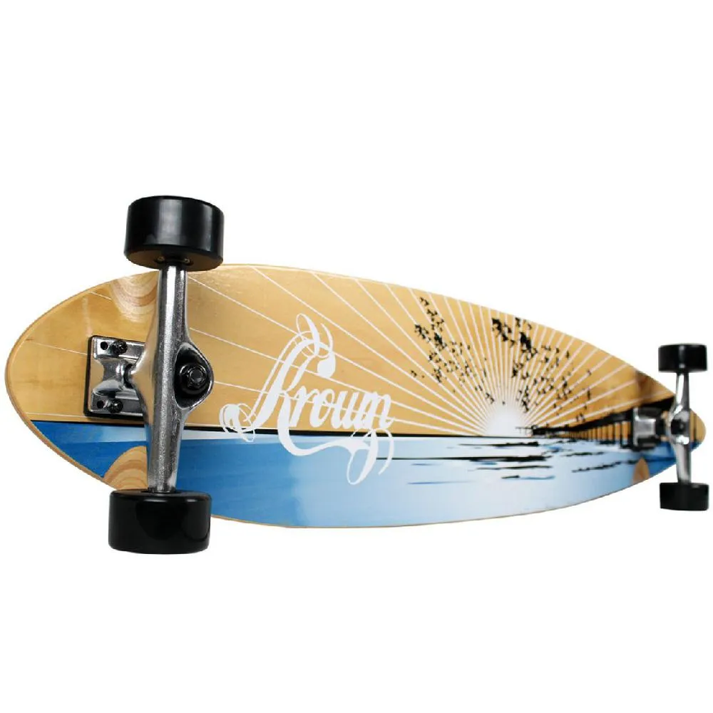 Krown Sunset Pier 43" Pintail Longboard