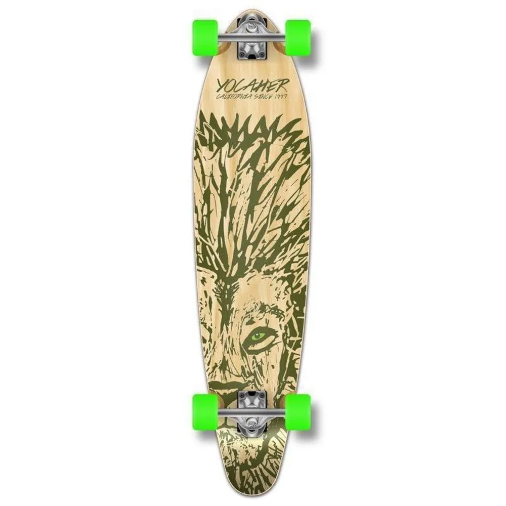 Lion 40" Kicktail Longboard from Punked - Complete