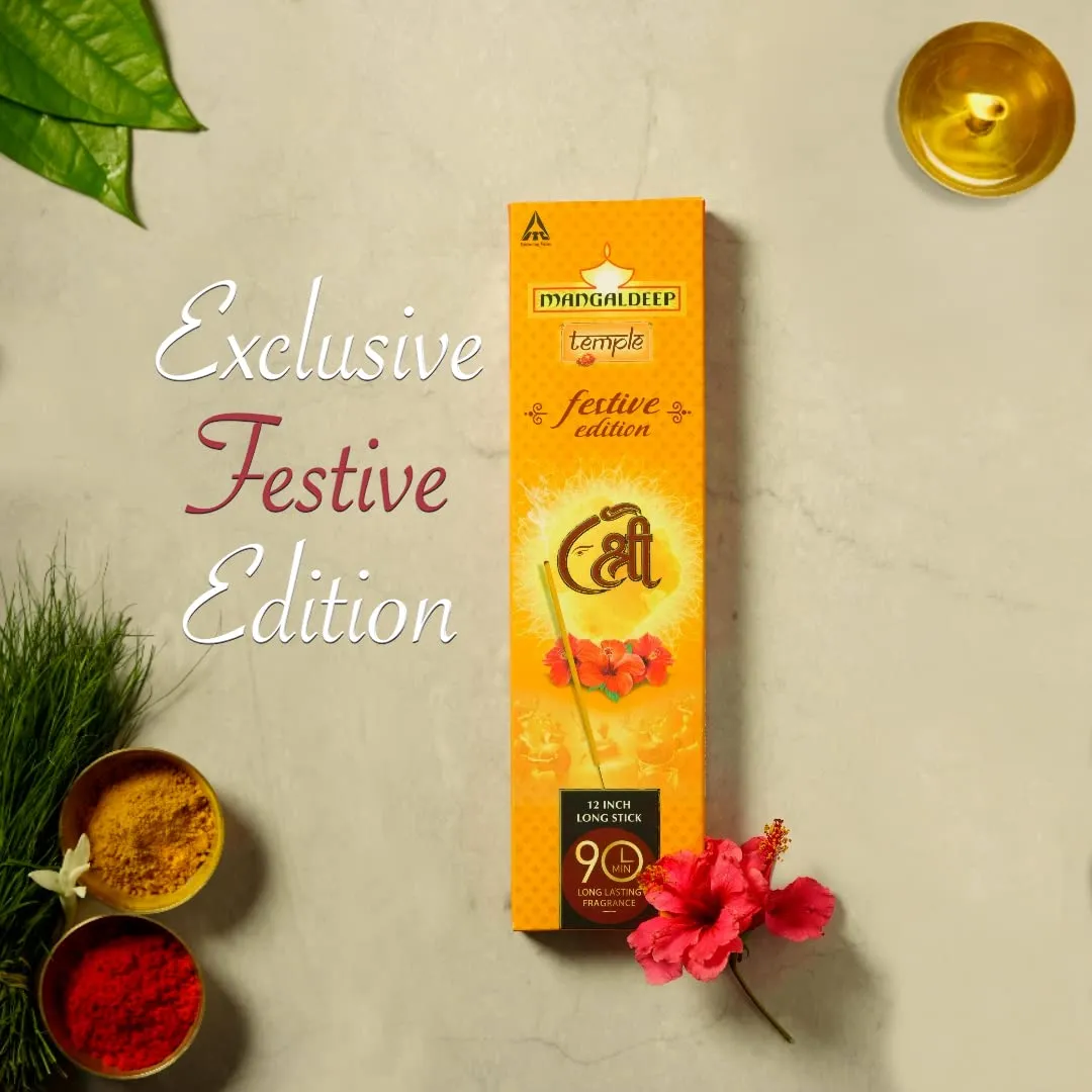 Mangaldeep Festive Edition - 90 Minutes Long Lasting Flora Agarbatti