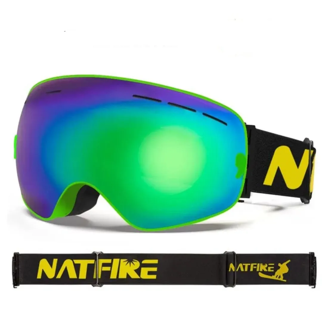 Men's Anti-Fog UV400 Ski Goggles