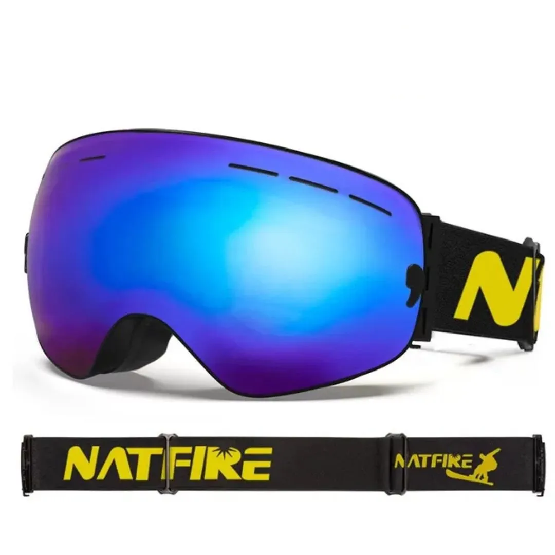 Men's Anti-Fog UV400 Ski Goggles