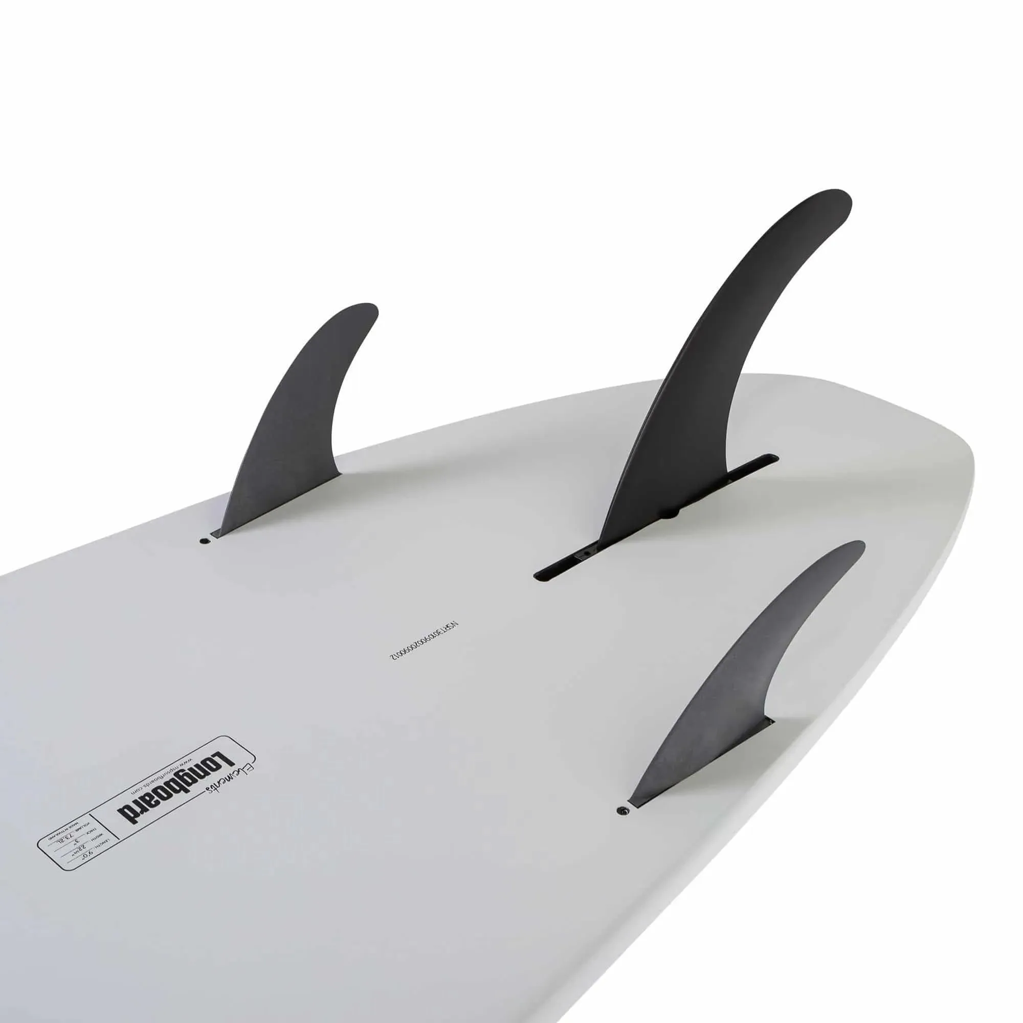 NSP Elements HDT Longboard Surfboard 9'0 White Futures