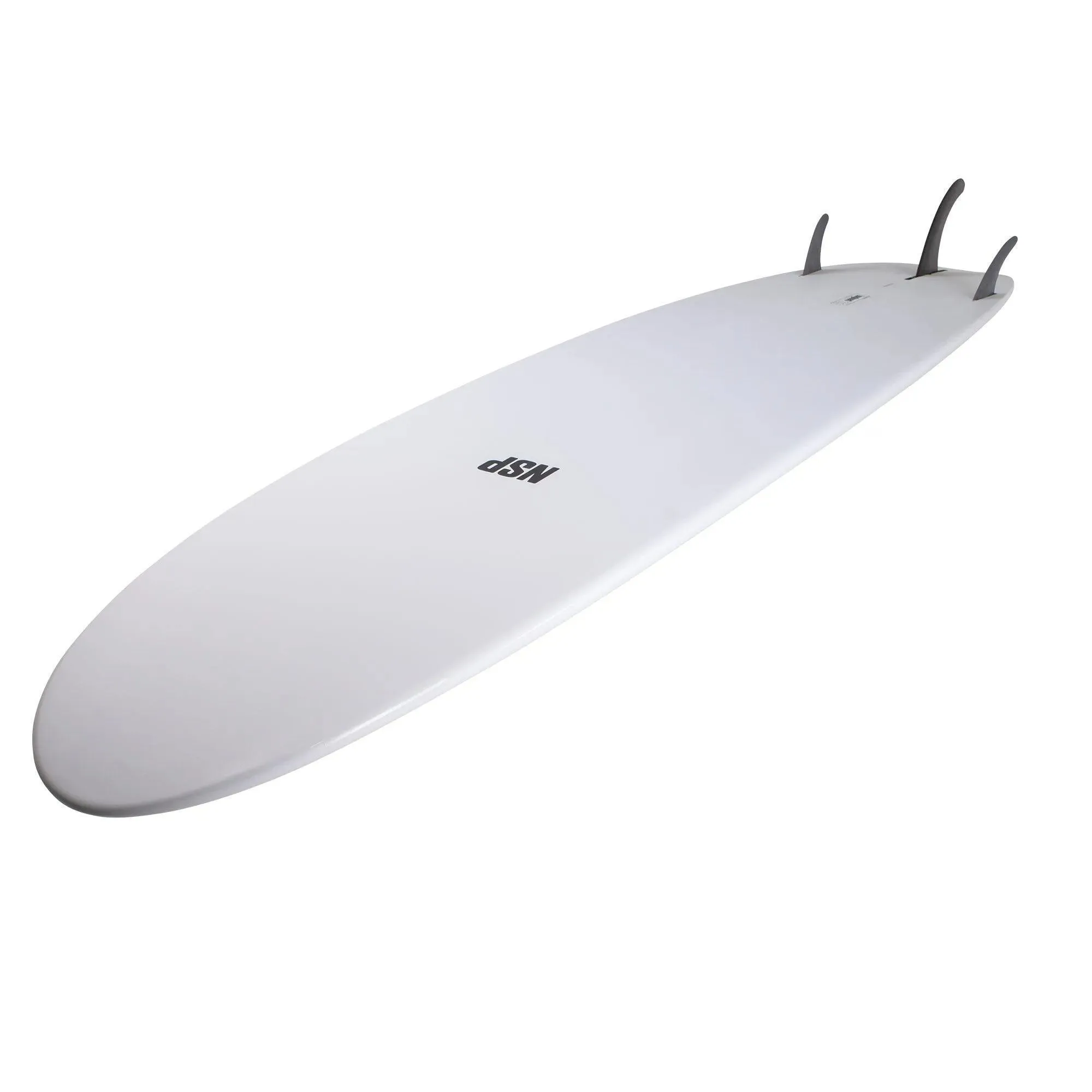 NSP Elements HDT Longboard Surfboard 9'0 White Futures