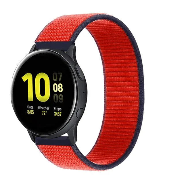 Nylon Sports Loop Watch Straps Compatible with the Suunto 9 Peak Pro