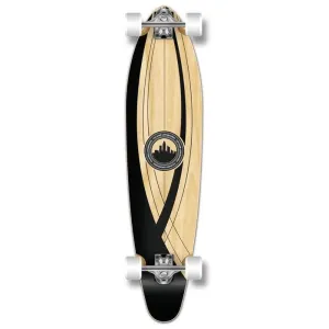 Onyx 40" Kicktail Longboard from Punked - Complete