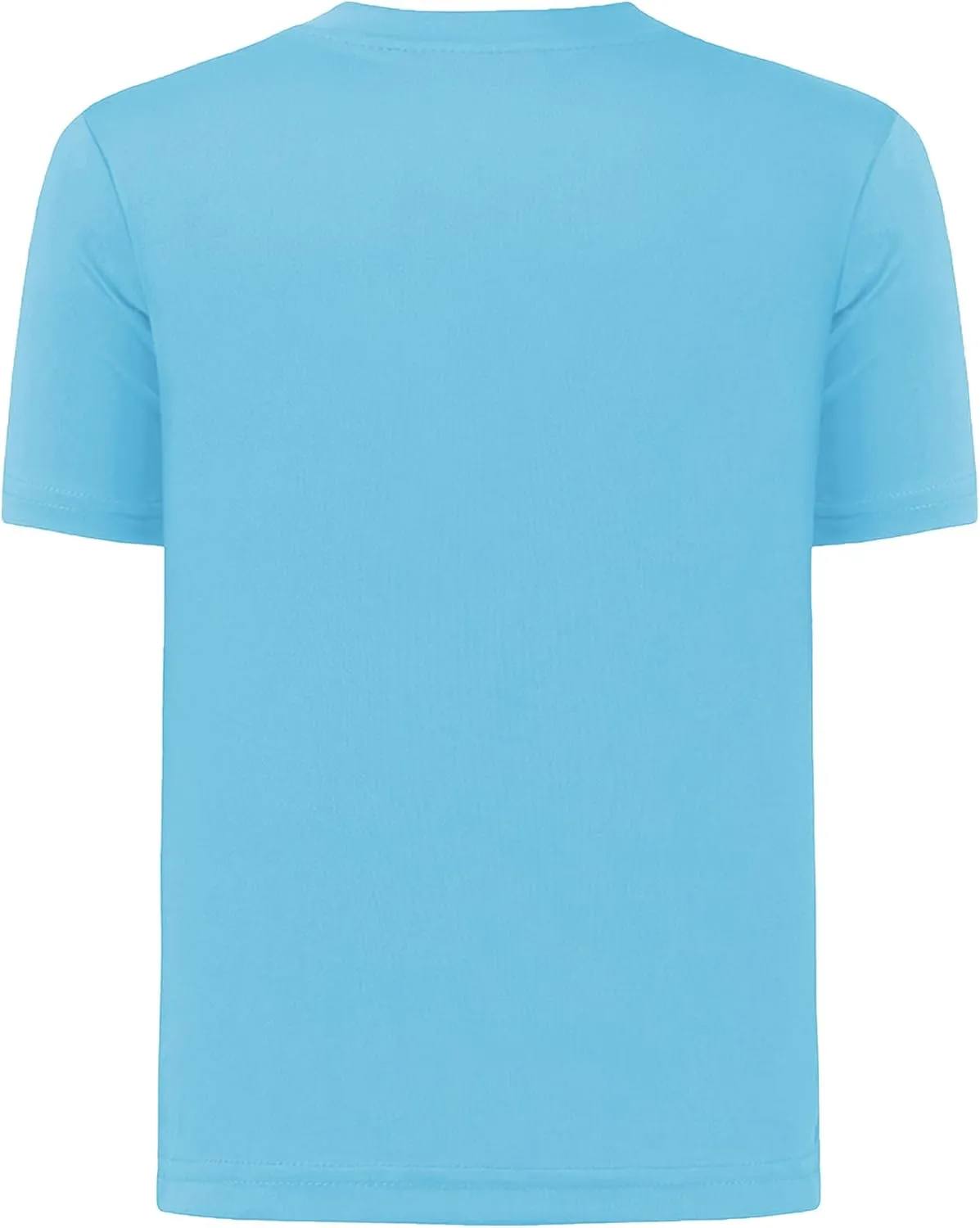 QBK 2T to Youth Neon Shirt Kids UPF 50  Dry Fit Athletic Short Sleeve T Shirts for Boys and Girls