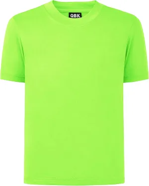 QBK 2T to Youth Neon Shirt Kids UPF 50  Dry Fit Athletic Short Sleeve T Shirts for Boys and Girls