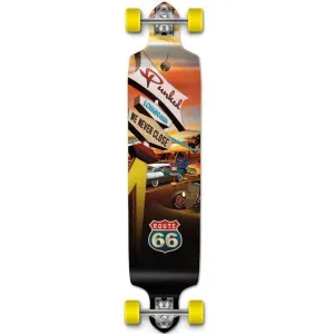 Route 66 Punked Diner Drop Down Longboard 41"