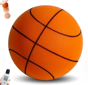 Silent Basketball-Size 7 (29.5") Upgrade Dribble Dream Silent Basketball, Silent Basketballs Dribbling Indoor, Foam Basket-Ball Indoor Training Ball for Various in-Door Activities
