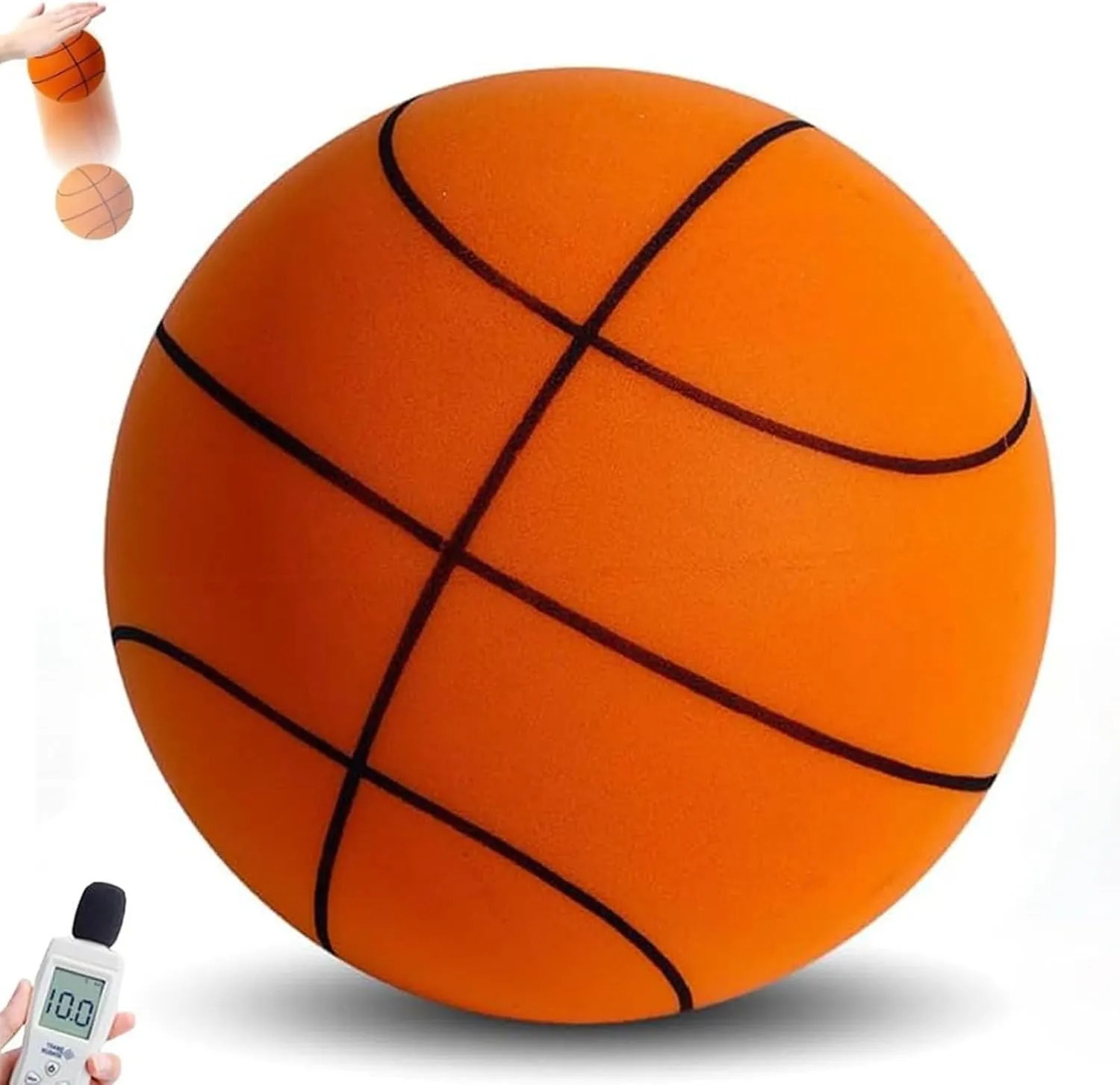 Silent Basketball-Size 7 (29.5") Upgrade Dribble Dream Silent Basketball, Silent Basketballs Dribbling Indoor, Foam Basket-Ball Indoor Training Ball for Various in-Door Activities