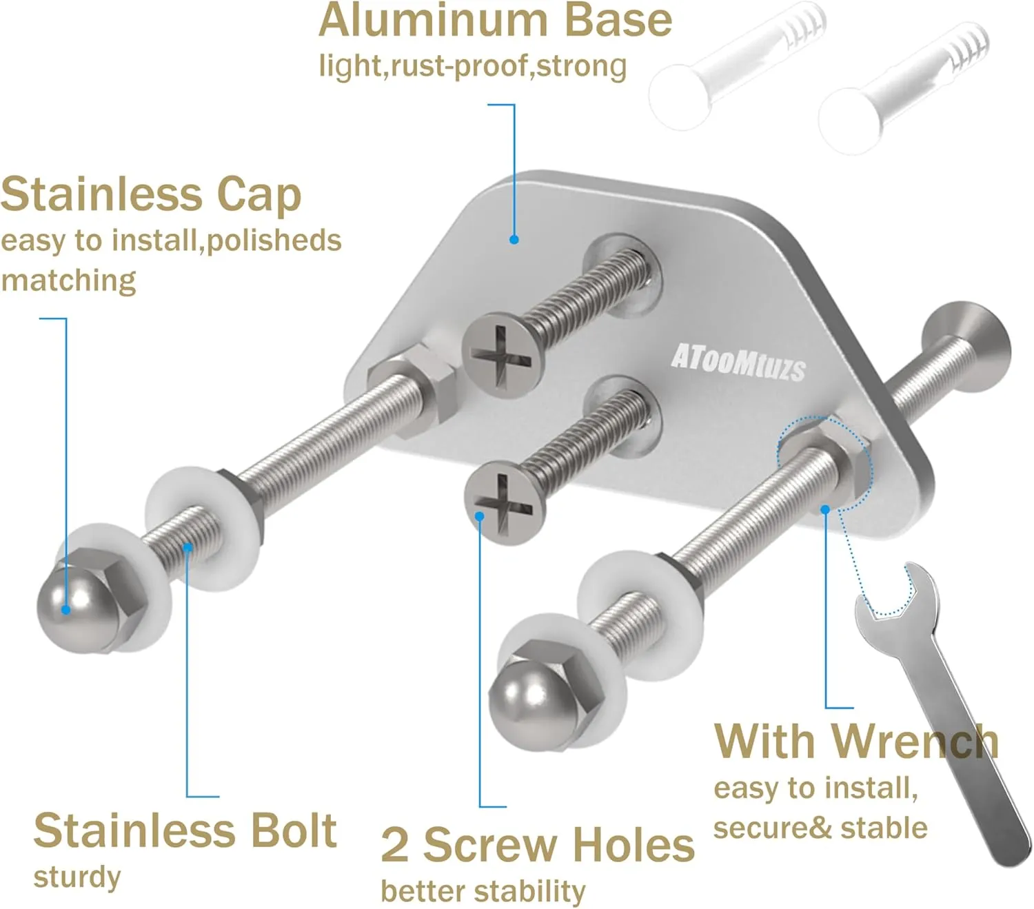 Skateboard Wall Mount Display(6 Packs)-Aluminum Ramp Shape Skateboard Deck Wall Mount with Two Screw Holes for Horizontal and Vertical Hanging Skateboard Display Decor